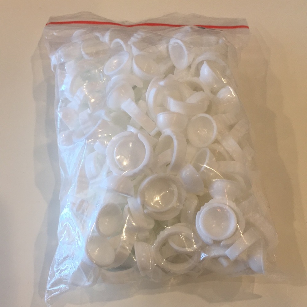 Borboleta Eyelash Glue rings 100 total